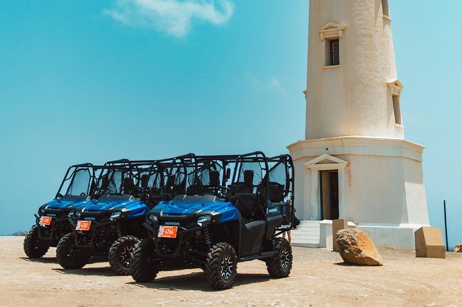 4 seat UTV Rental Adventure - The Honda Pioneer four-seater: what it feels like on Aruba roads