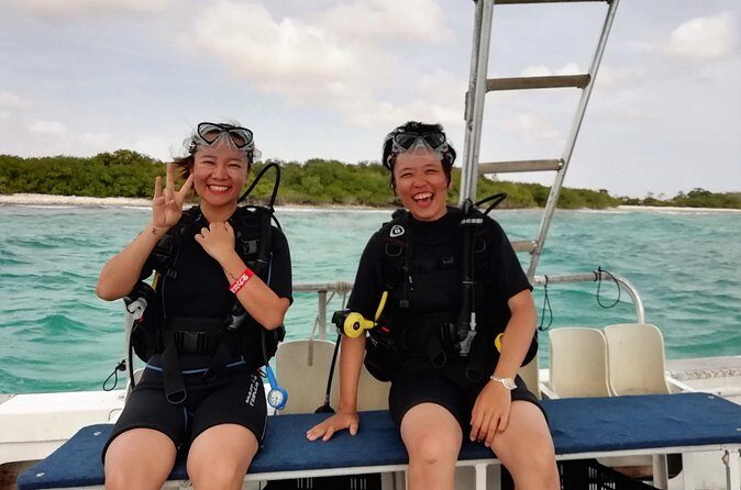 Aruba 1-Tank guided Dive for certified divers with rental equipment - Underwater guidance on reefs and possible wrecks