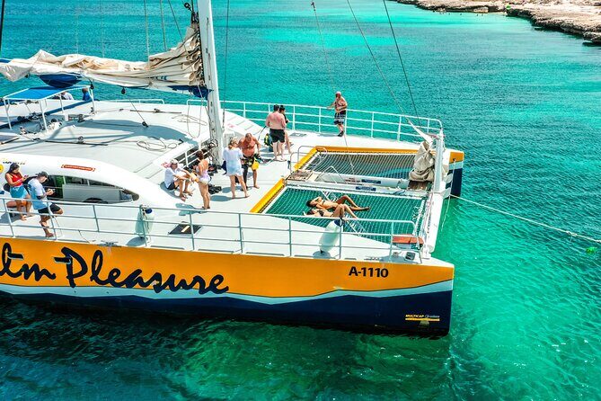 Aruba Afternoon Snorkel Sail aboard Palm Pleasure Catamaran - Snuba Upgrade: Breathing Underwater Without Certification