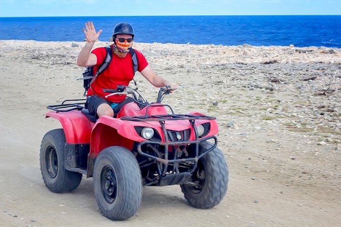 Aruba ATV Adventure: Off-Road Tour in Single and Double Seaters - Stop 1: Philip’s Animal Garden and animal feeding before the mayhem