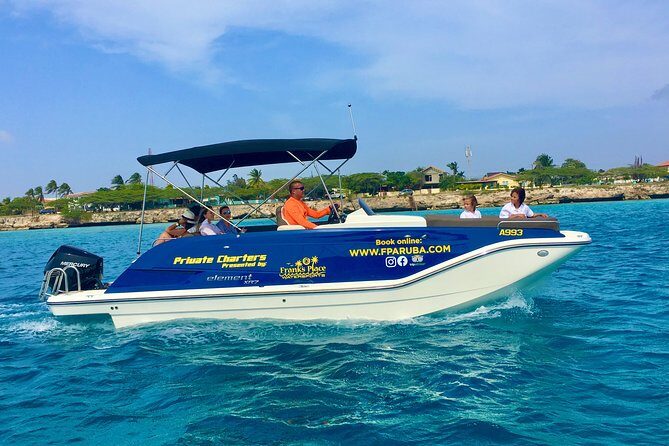 Aruba Element Private Boat Charter (L-Lounge) - The Eagle Beach and resort coastline view: a quick tour of Aruba’s postcard side