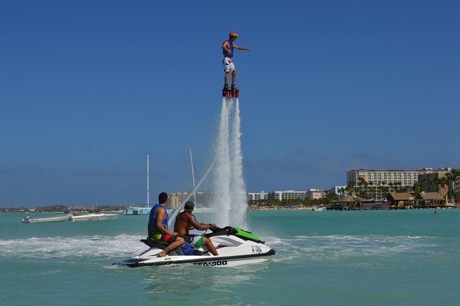 Aruba Flyboarding & Jetovator Experience: Fly Like a Bird & Dive Like a Dolphin - The 30-minute flow: lesson first, then real lift over the water