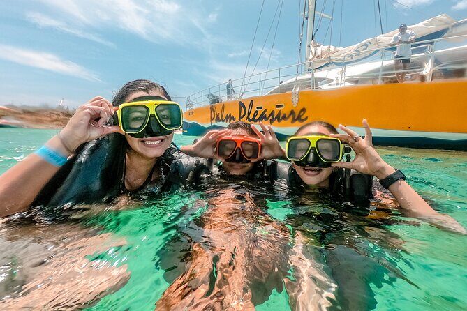 Aruba Morning Snorkel Sail aboard Palm Pleasure Catamaran - SNUBA upgrade: the option for easier underwater breathing