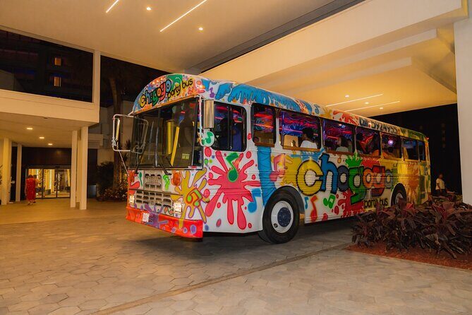 Aruba Nightlife and Barhopping on Chogogo Party Bus - The ride experience: Aruba Ariba, live DJ, and a real bartender