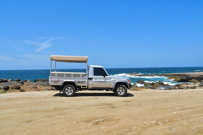 Aruba Outback Safari Jeep Tour - Lighthouse, Arikok & Conchi Pool - Ayo Rock Formations, Casibari Boulders, and Philip’s Animal Garden