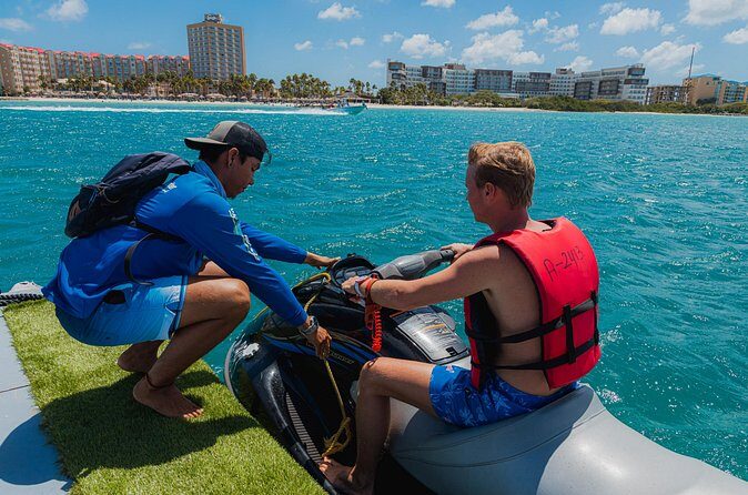 Aruba Single Jetski Waverunner near Eagle Beach - Ride feel near Eagle Beach: waves, cruising, and landmark zoom-bys