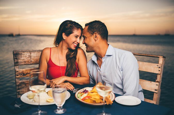 Aruba Sunset Cruise plus Seaside Dinner - What the seaside dinner includes (and why some people feel mixed)