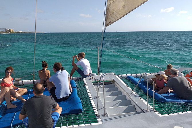 Aruba Sunset Sail Cruise Aboard The Dolphin Catamaran - Where to Meet: Delphi Watersports by the Hyatt Regency Towel Hut