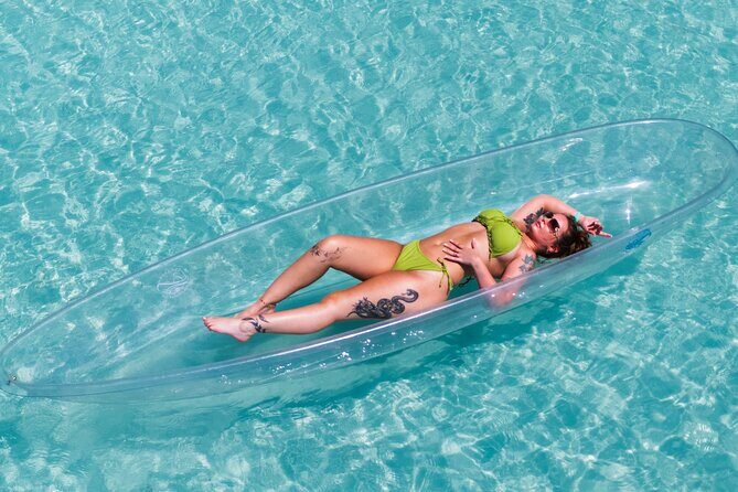 Aruba Unique Clear Kayak Drone Photoshoot with Video - The 30-Minute Clear Kayak Session: Safety First, Then Posing