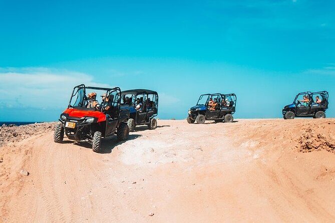 Aruba UTV Rental: 4-Seater for Adventure Exploration - Comfort on an open-air UTV: heat, seating, and small fixes