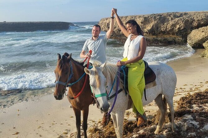 Aruba's Northern Coast Horseback Adventure - The Gold Mine Ranch trail: where the adventure really starts