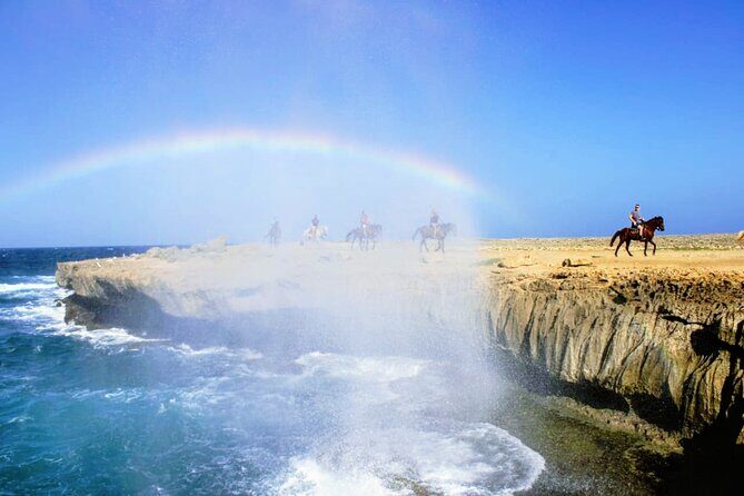 Aruba's Northern Coast Horseback Adventure - Bushiribana gold mill ruins: a history stop that fits the scenery