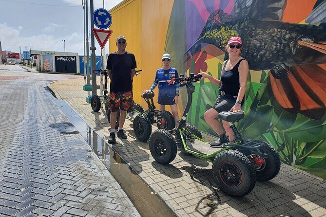 Baby Beach and San Nicolas Art Murals Private EZ Raider Adventure - EZ Raider Basics: Electric, All-Terrain, and Learner-Friendly
