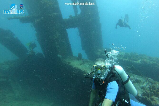 Boat Dive Shipwreck/ Airplanes/ Reef /2 tanks - Stop Two: Barcadera Reef for Natural Life and a Change of Pace