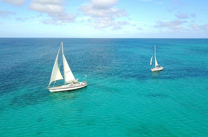 Coral Sunset Sail with 3 Course Dinner in Aruba - The North-Coast Route: Nikki Beach to Surfside Views