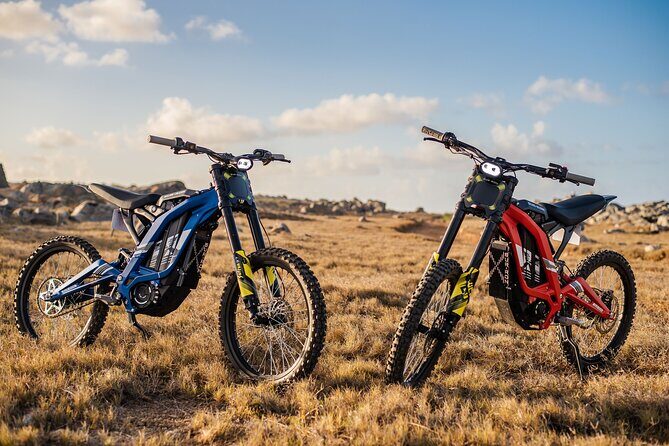 Epic Off-Road Surron Electric Bike Tour in Aruba - Tripod Bridge and the Walk to Blackstone Beach