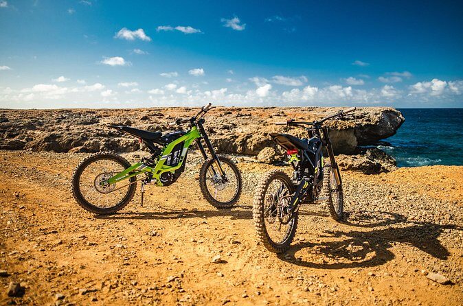 Epic Off-Road Surron Electric Bike Tour in Aruba - Wariruri Bay and Alto Vista Chapel on the Peaceful North Coast