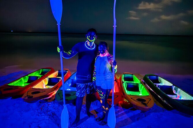 Glow Through the Night with LED Kayak Adventure in Aruba - Clear Kayaks and Dry-Bag Reality Check
