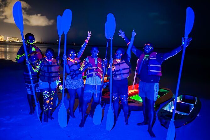 Glow Through the Night with LED Kayak Adventure in Aruba - Safety and Comfort: Why Guides Like Alex and JR Matter