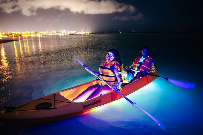 Glow Through the Night with LED Kayak Adventure in Aruba - The Itinerary in Plain English (What Happens During Those 1.5 Hours)