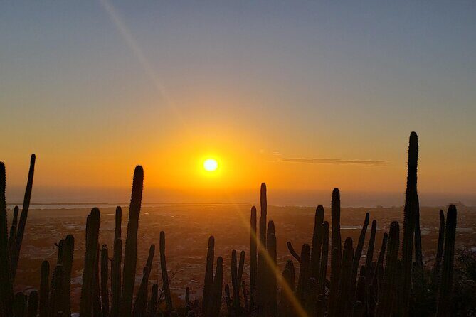 Hooiberg Hill Hike (Sunrise, Sunset, Night) - The top viewing area: panoramic Aruba in three different moods