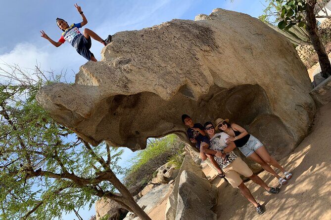 Jeep Tour Adventure - Ayo Rock Formations: old-looking boulders with walkways