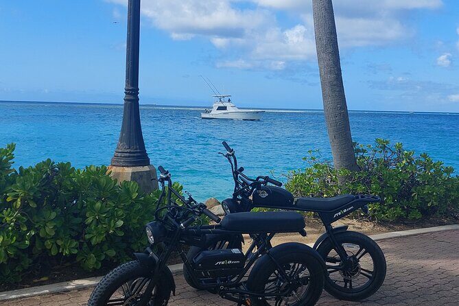 Oranjestad Culture Heritage and Coastal Electric Bike Experience - Starting in Bubali Plas: Green Before the Coast