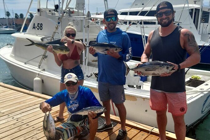 Private Afternoon Fishing Charter in Aruba - The Crew Dynamic: Captain Juan Carlos and First Mate Rudolph (why it affects your day)