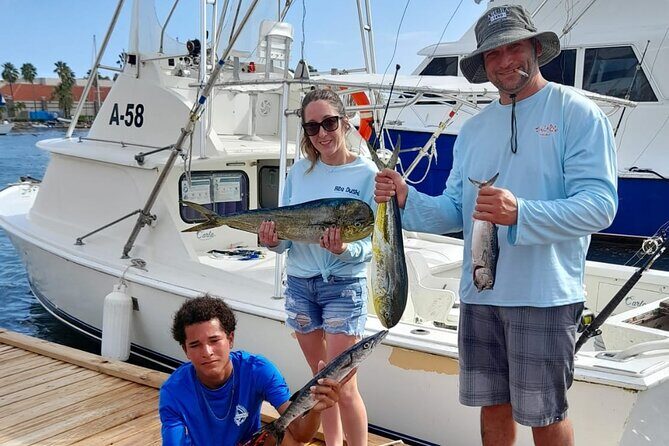 Private Afternoon Fishing Charter in Aruba - How the Afternoon Charter Runs: 12:30 departure and a choose-your-own-sea plan