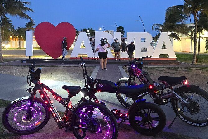 Semi-Private Christmas Edition Twilight Glow E-Bike Oranjestad - Price, inclusions, and what you should bring