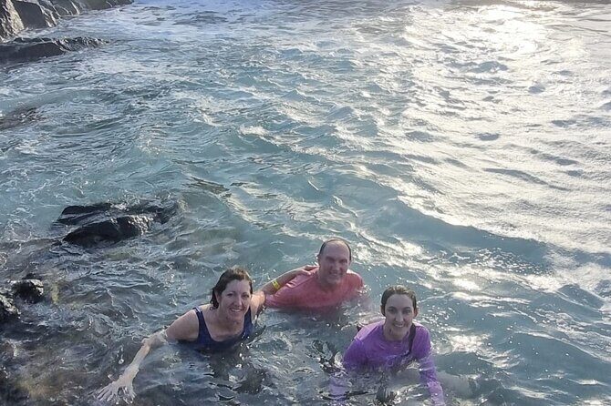 Sunrise Hike & Swim in Natural Pool: Escape the Crowds and Heat - Natural pool swim and snorkeling: how to make it work even if the water’s choppy