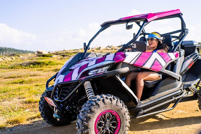 ThrillSeekers: Aruba UTV Tour & Cliff Jump at Natural Pool - Tres Trapi Steps: Snorkel in Clear Water and Watch for Sea Turtles