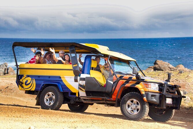Ultimate Island Jeep Safari with Natural Pool, Baby Beach & Lunch - Fontein Cave (Entrance Not Included): Damp Caves and Mineral Shapes